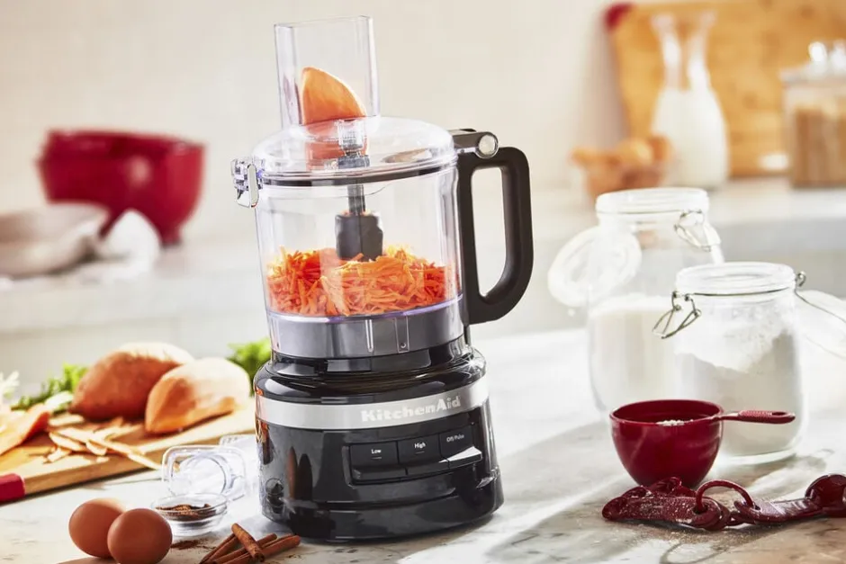 Køkkenmaskiner<KitchenAid 7 Cup foodprocessor mat sort