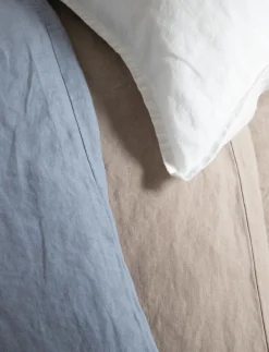 Sengetøj & Lagner<Magasin du Nord Collection 100% linen col. blue blizzard Kentucky blue