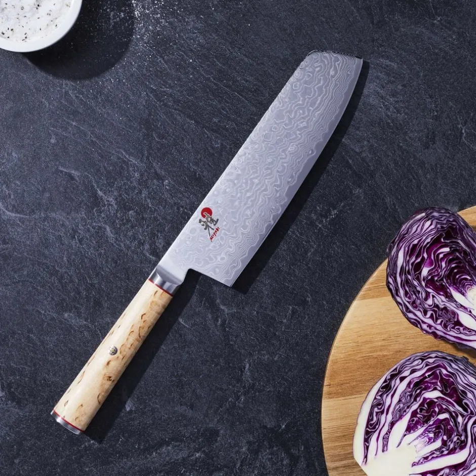 Køkkenknive & Sakse<MIYABI 5000 MCD Birk Nakiri kniv, 17 cm
