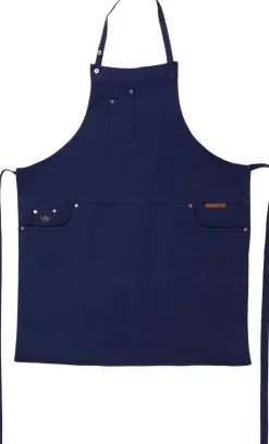 Tekstiler Til Køkkenet<DutchDeluxes 5 Pocket Comfort Fit Apron Dark Blue