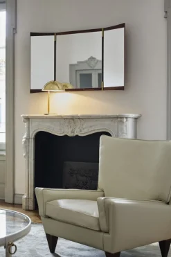 Bordlamper<Gubi 9209 Table Lamp Base: Brass, Shade: Polished Brass