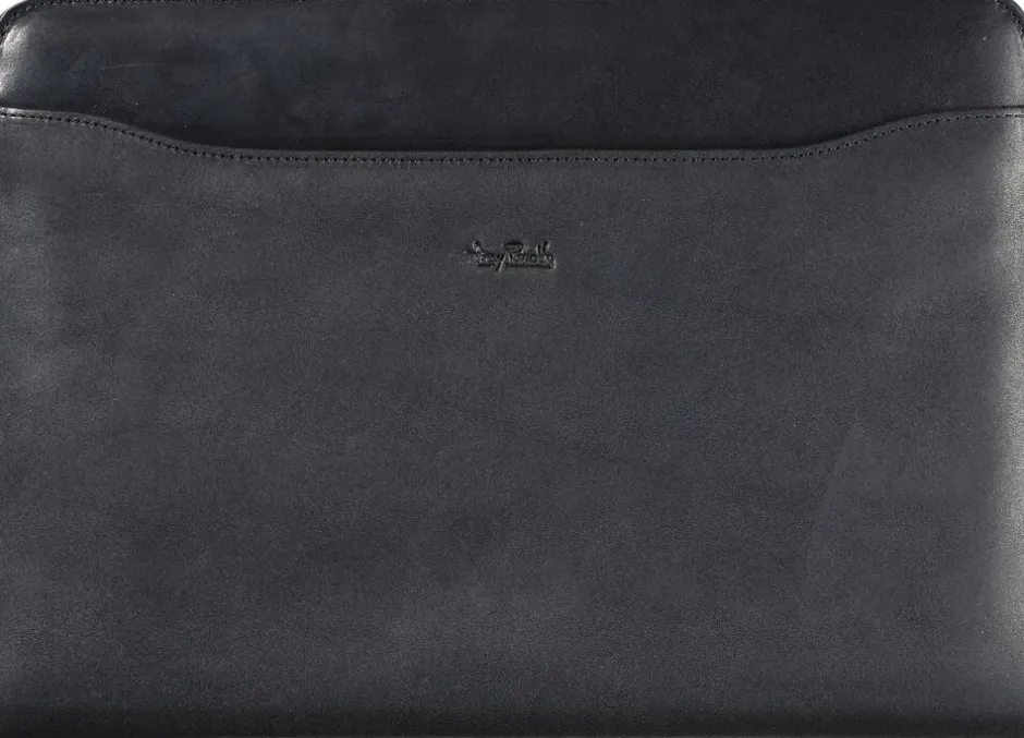 Kontorartikler<Tony Perotti A4 Folder with zipper Black