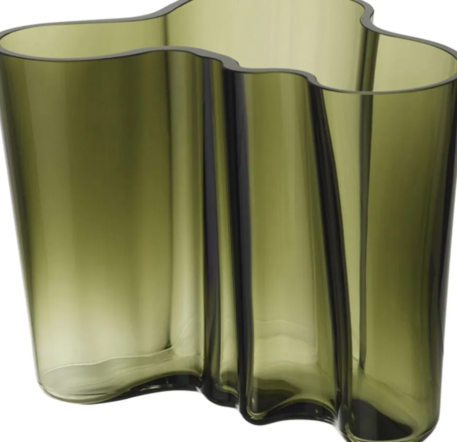 Vaser & Urtepotteskjulere<Iittala Aalto vase 16 cm - mosgrøn