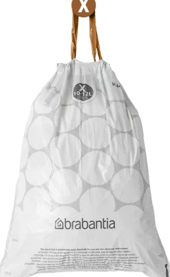 Skraldespande<Brabantia Affaldspose X 10-12 ltr.