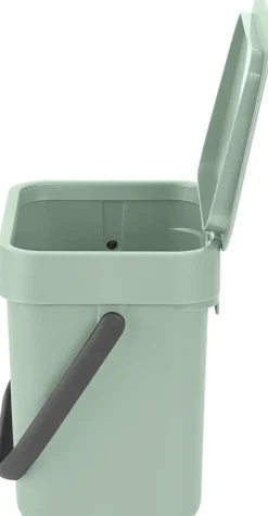 Skraldespande<Brabantia Affaldsspand m/låg sort. kon. 3 ltr