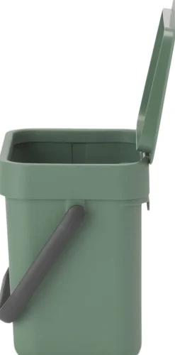 Skraldespande<Brabantia Affaldsspand m/låg sort. kon. 3 ltr
