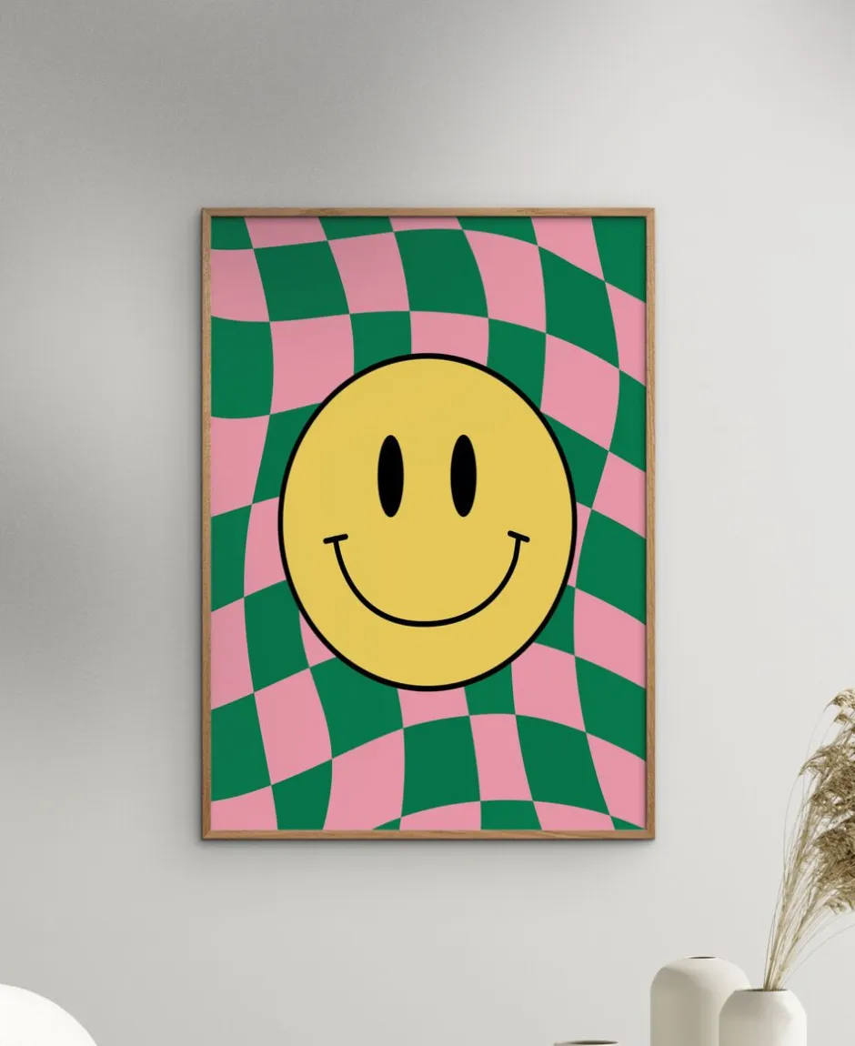 Plakater & Rammer<Poster & Frame Affordable Art Prints x Kintsugi99 - Checkered Bliss Flerfarvet