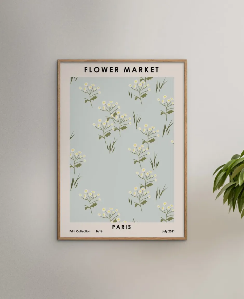 Plakater & Rammer<Poster & Frame Affordable Art Prints x NKTN - Flower Market Paris Flerfarvet