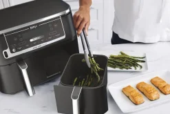 Køkkenmaskiner<Ninja Airfryer MAX Dual Zone 2470W 9. 5 L + TEMP