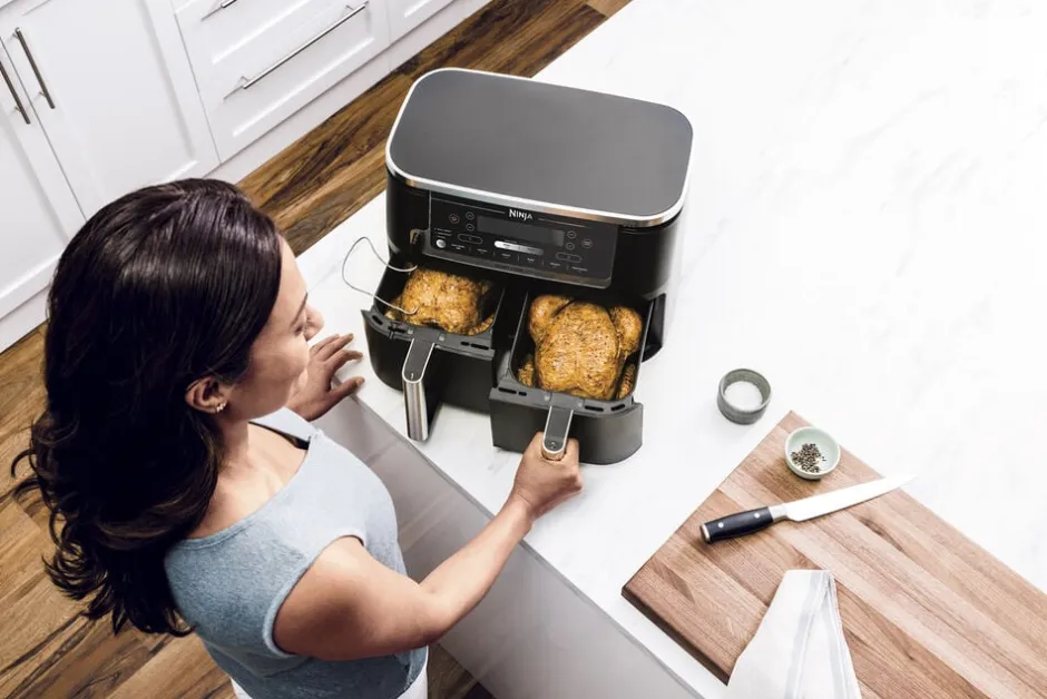 Køkkenmaskiner<Ninja Airfryer MAX Dual Zone 2470W 9. 5 L + TEMP