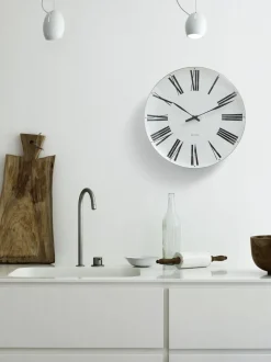 Ure & Vejrstationer<Arne Jacobsen Clocks AJ roman clock 480