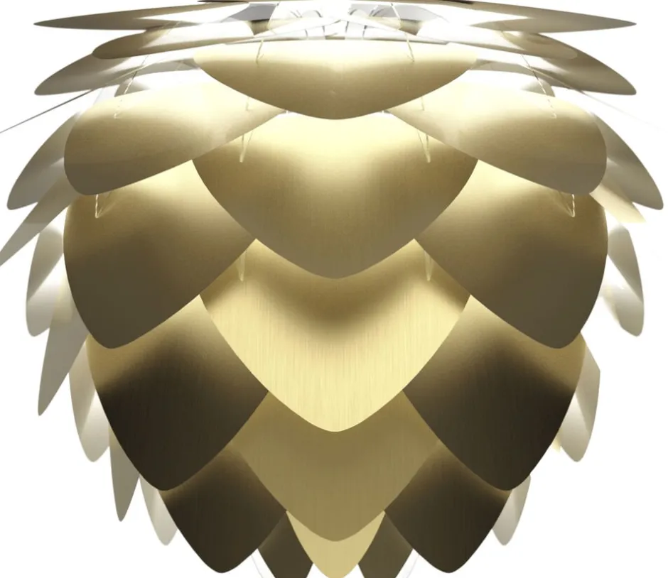 Pendler|Lampeskærme<UMAGE Aluvia Mini, Ø40 Brushed brass
