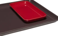 Opbevaring<Hübsch Amare Bakke Burgundy/Rød sæt af 2