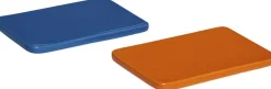 Tilbehør Til Bordet<Hübsch Amare Bordskånere Small Blå/Orange sæt af 2