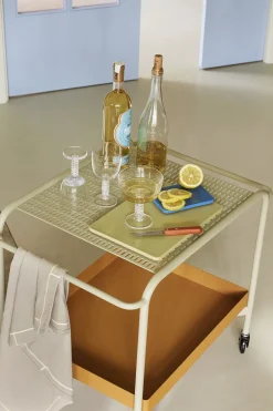 Tilbehør Til Bordet<Hübsch Amare Bordskånere Small Blå/Orange sæt af 2