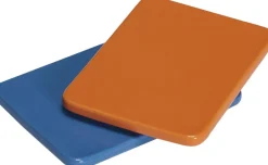 Tilbehør Til Bordet<Hübsch Amare Bordskånere Small Blå/Orange sæt af 2