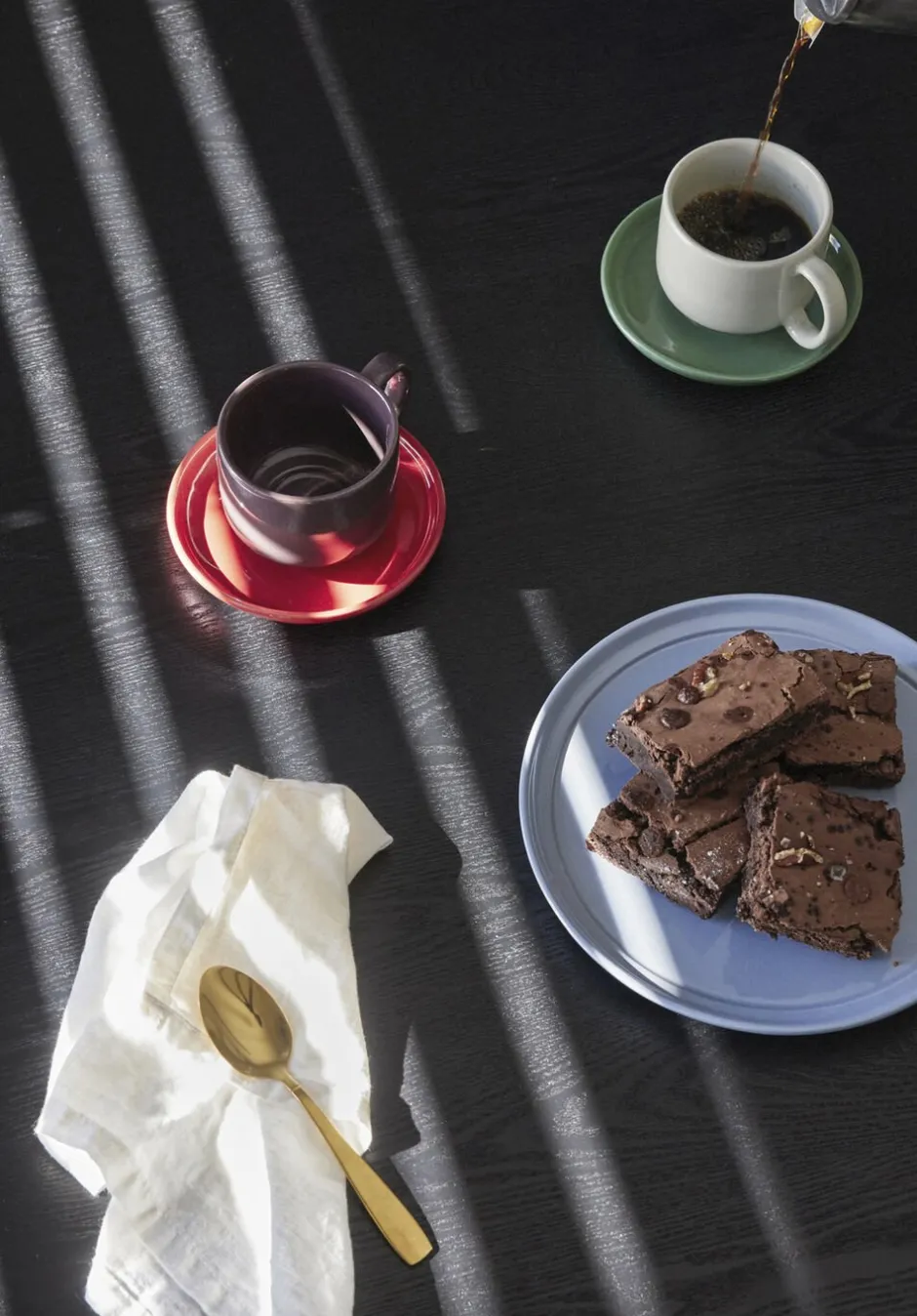 Tallerkener<Hübsch Amare Frokosttallerken Lyseblå