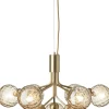 Pendler<Nuura Apiales 9, brushed brass / optic gold