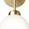 Væglamper<Nuura Apiales Wall, brushed brass / opal