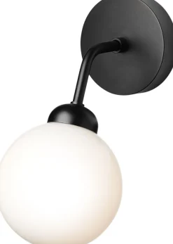 Væglamper<Nuura Apiales Wall, satin black / opal