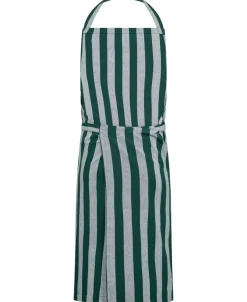 Tekstiler Til Køkkenet<Magasin du Nord Collection Apron 105x100 cm Birk - Stripe dark green