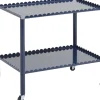 Møbler<Hay Arcs Trolley Low-Steel blue