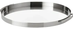 Tilbehør Til Bordet<Stelton Arne Jacobsen serveringsbakke Ø 33,5 cm steel