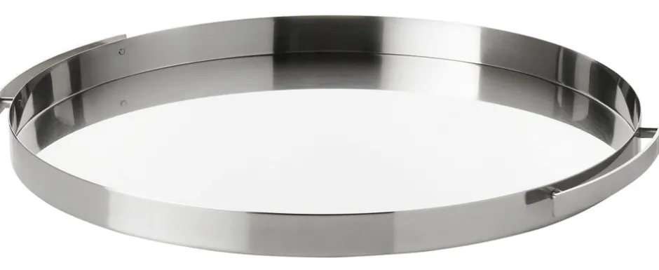 Tilbehør Til Bordet<Stelton Arne Jacobsen serveringsbakke Ø 33,5 cm steel
