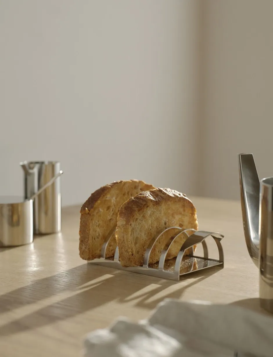 Tilbehør Til Bordet<Stelton Arne Jacobsen toastholder L 15. 8 cm steel