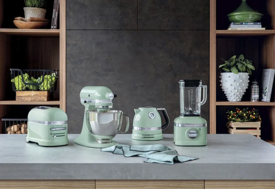 Køkkenmaskiner<KitchenAid Artisan elkedel creme 1,5 liter Pistacie