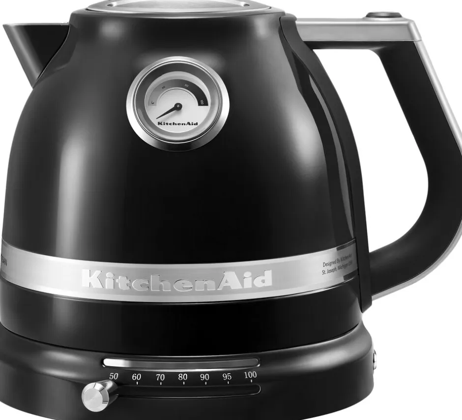 Køkkenmaskiner<KitchenAid Artisan elkedel creme 1,5 liter Black