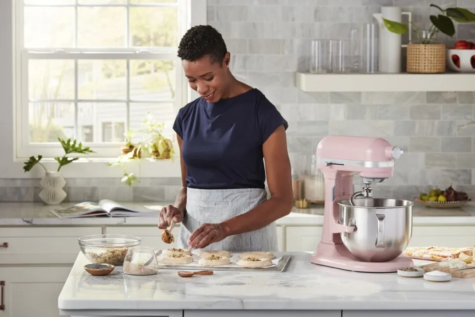 Køkkenmaskiner<KitchenAid Artisan røremaskine, 6,6 l Dried rose