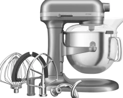 Køkkenmaskiner<KitchenAid Artisan røremaskine, 6,6 l Medalion silver