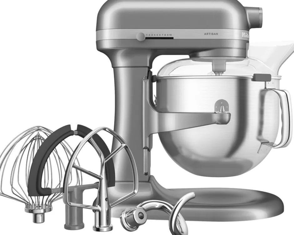 Køkkenmaskiner<KitchenAid Artisan røremaskine, 6,6 l Medalion silver