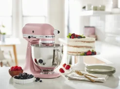 Køkkenmaskiner<KitchenAid Artisan røremaskine 4,8 l – inkl. ekstra tilbehør Dried rose