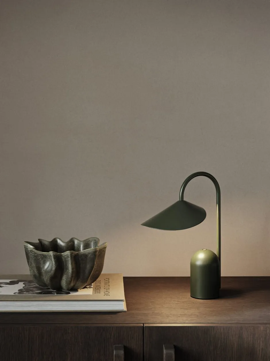 Bordlamper|Trådløse Lamper<Ferm Living Arum Portable Lamp - Grass Green