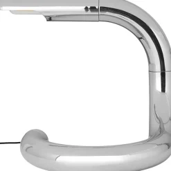 Bordlamper<Gubi Aspide Table Lamp Base: Chrome
