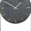 Ure & Vejrstationer<Andersen - Furniture A-Wall Clock - Black with black metal ring