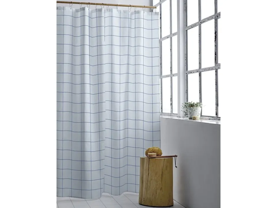 Badeforhæng<Södahl Badeforhæng 180x200 Vista Linen blue