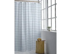 Badeforhæng<Södahl Badeforhæng 180x220 Vista Linen blue