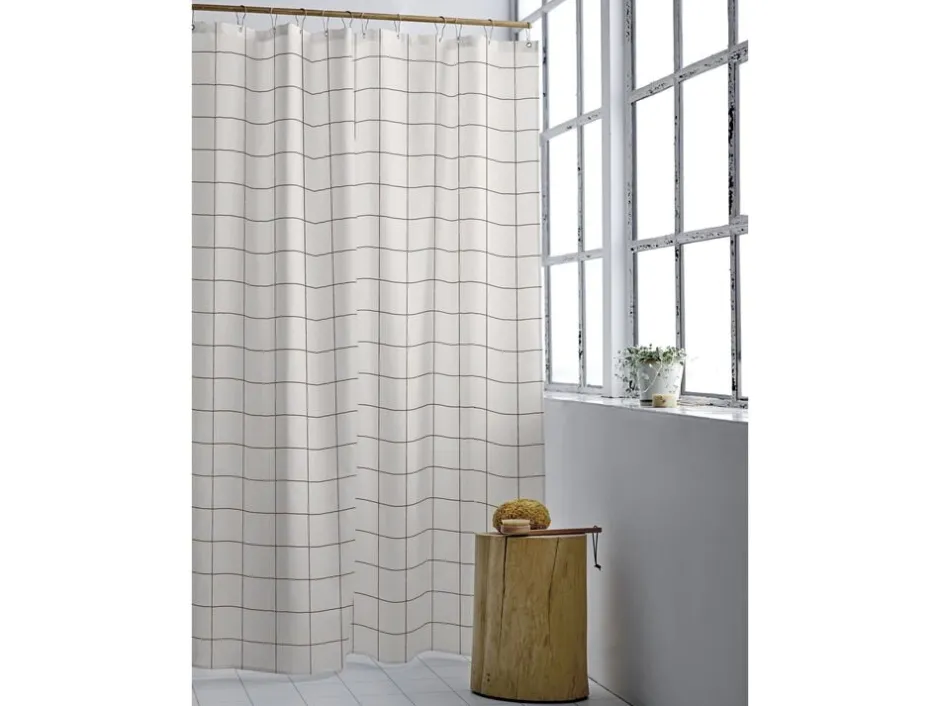 Badeforhæng<Södahl Badeforhæng 180x200 Vista Offwhite