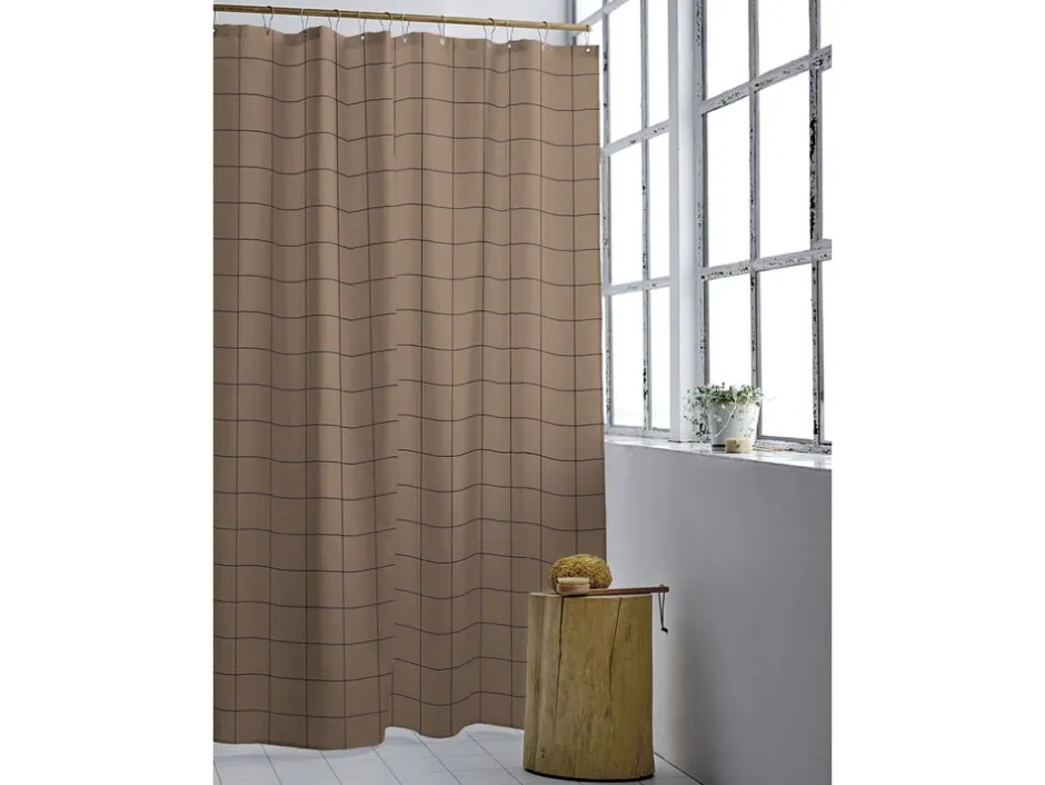 Badeforhæng<Södahl Badeforhæng 180x220 Vista Warm Taupe