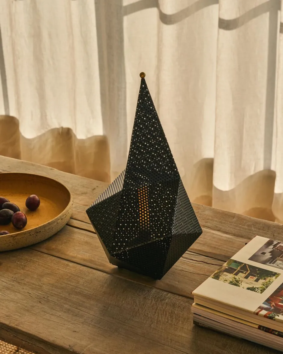 Trådløse Lamper<Gubi Bagdad Portable Lamp, EU Shade: Soft Black Semi Matt
