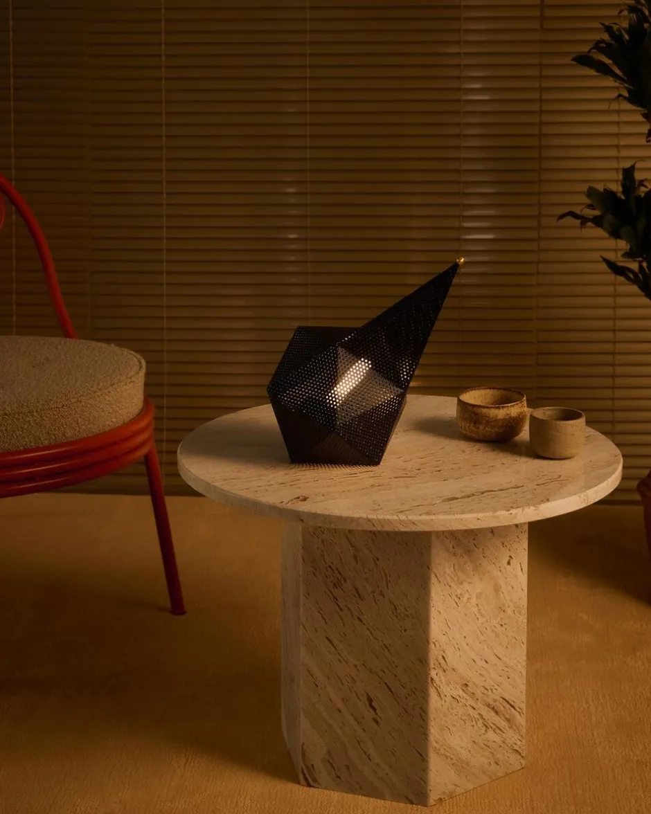 Trådløse Lamper<Gubi Bagdad Portable Lamp, EU Shade: Soft Black Semi Matt