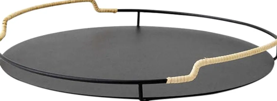 Tilbehør Til Bordet<Audo Copenhagen Balcony Serving Tray, Ø36,5, Black
