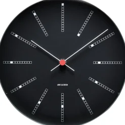 Ure & Vejrstationer<Arne Jacobsen Clocks Bankers Vægur Ø29 sort
