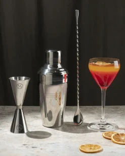 Bar & Vin<Cocktail Club Bar Kit Mini 3-del Shaker, Jigger, Pourer