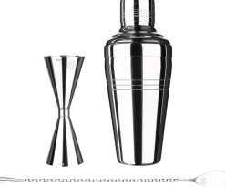 Bar & Vin<Cocktail Club Bar Kit Mini 3-del Shaker, Jigger, Pourer