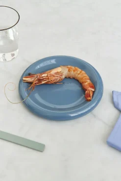 Tallerkener<Hay Barro Plate-Set of 2-Ø18-Dark blue
