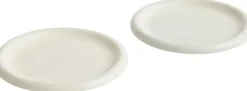 Tallerkener<Hay Barro Plate-Set of 2-Ø24-Off-white